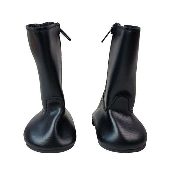 Clothes Boots For 18" Dolls Black Zipper Winter Fashion Shoes Accessories OG AG - Picture 4 of 7